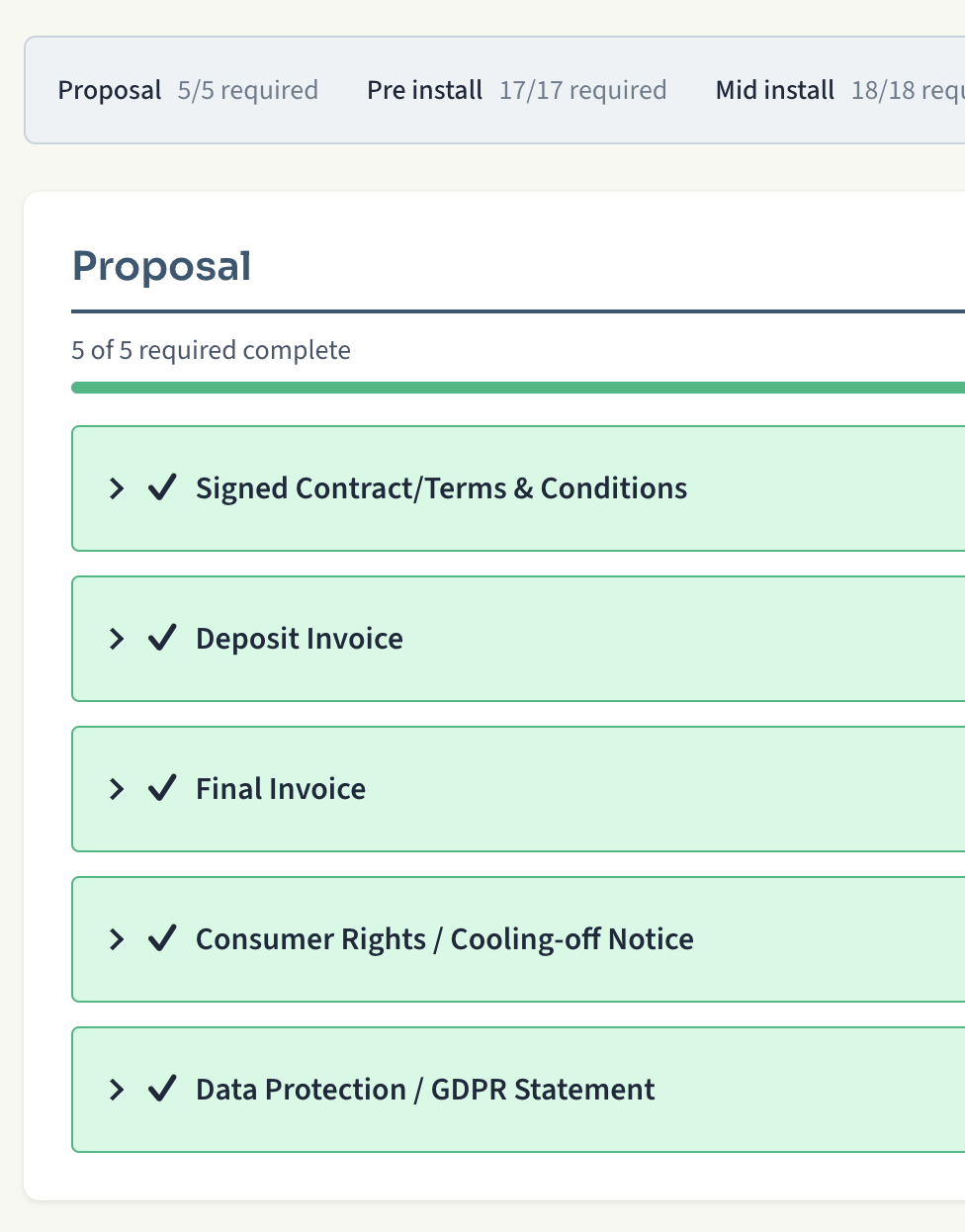 Document management in Flex Energi